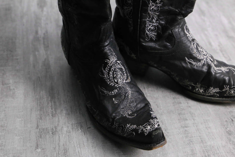 1990-00s LANE full emb western boots