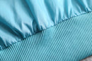 “adidas” pale blue nylon track jacket