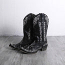 1990-00s LANE full emb western boots