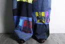 "Re:make" mulch fabric sweat pants｜リメイクイージーパンツの古着 詳細3