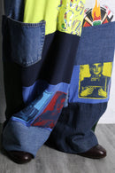 "Re:make" mulch fabric sweat pants｜リメイクイージーパンツの古着 詳細5