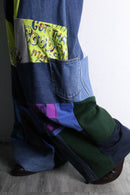 "Re:make" mulch fabric sweat pants｜リメイクイージーパンツの古着 詳細6