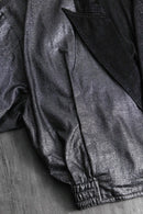 1980s lame textile spencer jacket