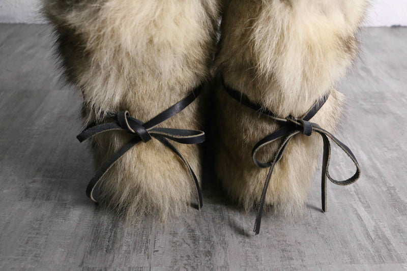 unknown faux far monster boots