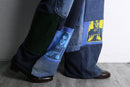 "Re:make" mulch fabric sweat pants｜リメイクイージーパンツの古着 詳細8