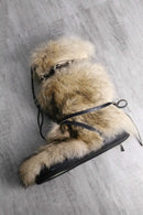 unknown faux far monster boots