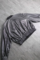 1980s lame textile spencer jacket