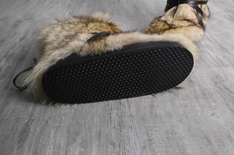 unknown faux far monster boots