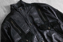 1980-90s suede combi leather blouson
