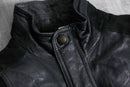 1980-90s suede combi leather blouson