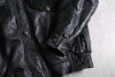 1980-90s suede combi leather blouson