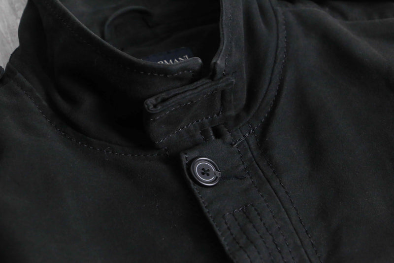 1990-00s ARMANI JEANS cotton moleskin coverall jacket