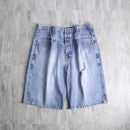 90's "MARITHÉ + FRANÇOIS GIRBAUD" damage denim shorts