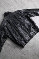 1980-90s suede combi leather blouson