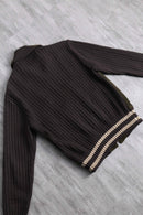 70’s leather × wool switch design jacket