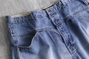 90's "MARITHÉ + FRANÇOIS GIRBAUD" damage denim shorts