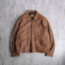”St. John’s Bay” brown real leather jacket