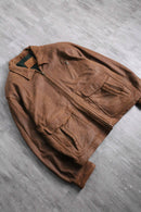 ”St. John’s Bay” brown real leather jacket