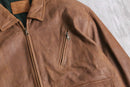 ”St. John’s Bay” brown real leather jacket