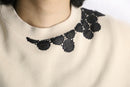 "Re:make" lace track docking pullover