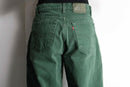 ”Levi’s” green color denim Tapered pants