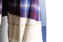 "Re:make" shirt docking wide denim｜リメイクシャツの古着 詳細12