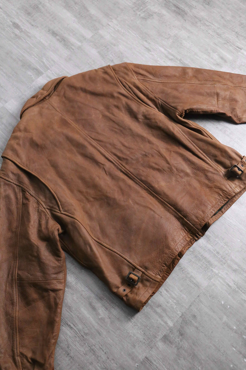 ”St. John’s Bay” brown real leather jacket