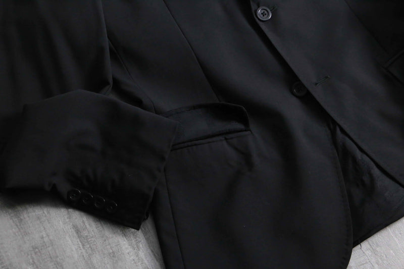 DIRK BIKKEMBERGS 2B mohair blend single tailored jacket