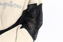 "Re:make" lace track docking pullover
