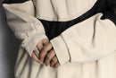 "Re:make" lace track docking pullover