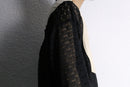 "Re:make" lace track docking pullover