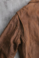 ”St. John’s Bay” brown real leather jacket