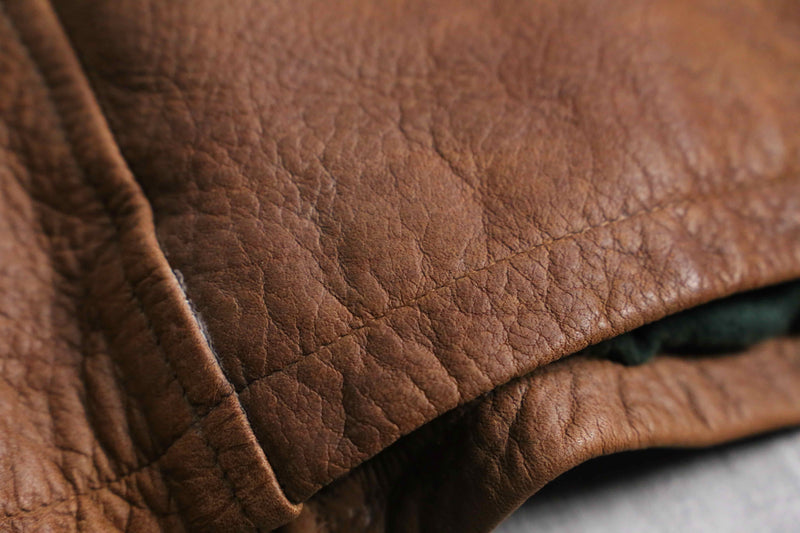 ”St. John’s Bay” brown real leather jacket