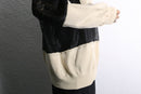 "Re:make" lace track docking pullover
