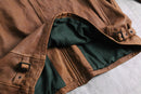 ”St. John’s Bay” brown real leather jacket
