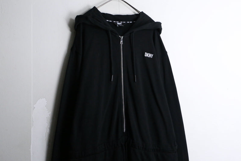 2000s DKNY SPORT sweat jumpsuit