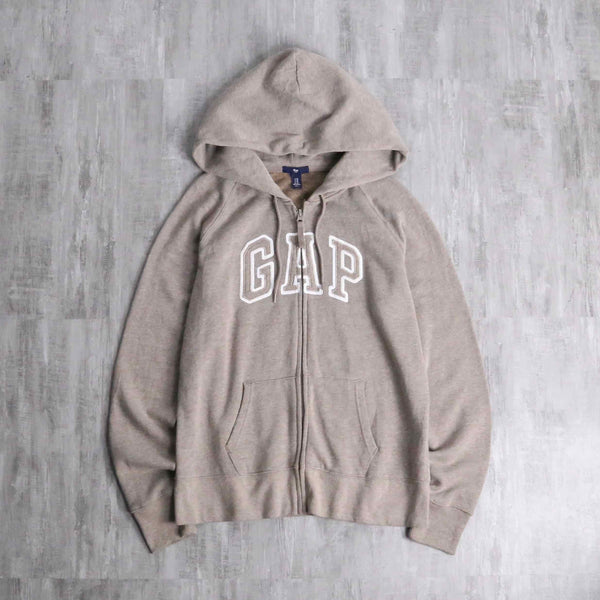 “GAP” melange brawn zip parka