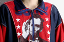 "Re:make" sweat docking loose size half zip pull over