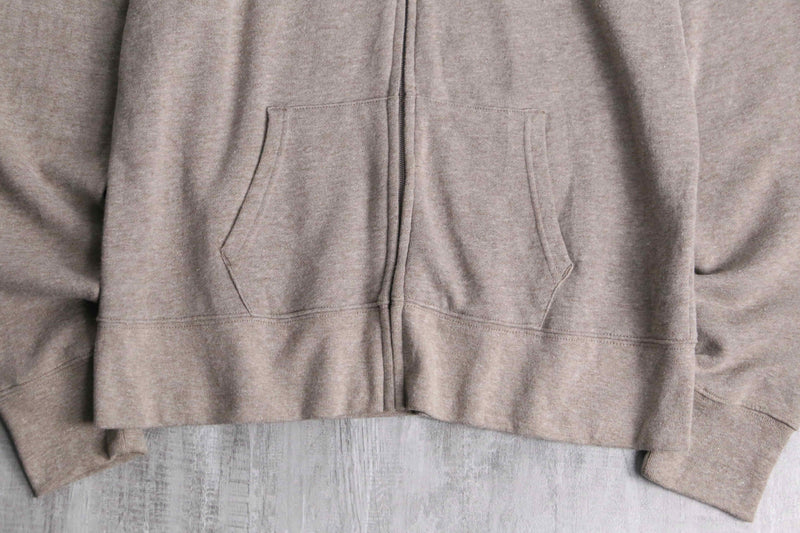 “GAP” melange brawn zip parka