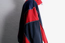 "Re:make" sweat docking loose size half zip pull over