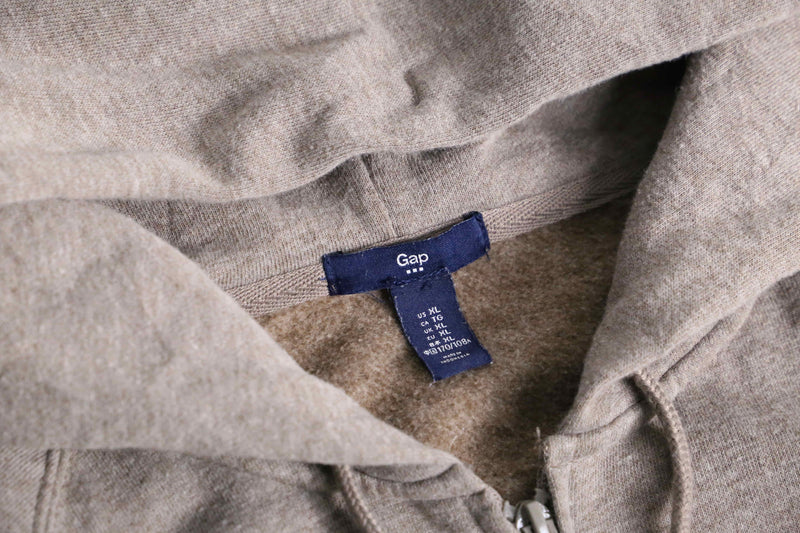 “GAP” melange brawn zip parka
