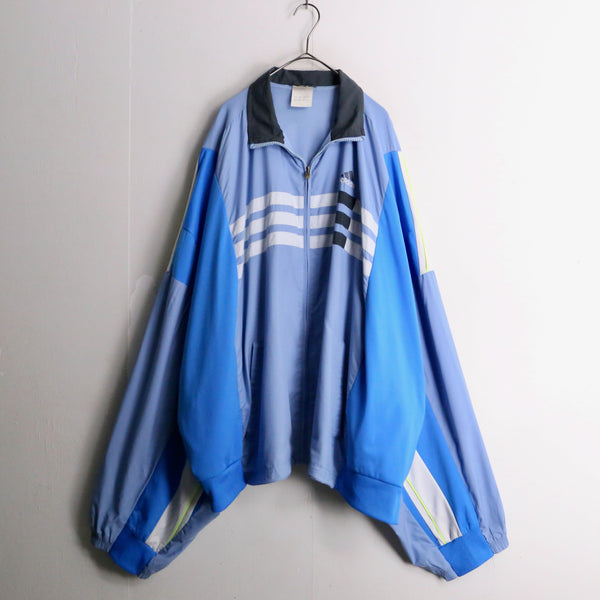 remake "再構築" "adidas" light blue track jacket