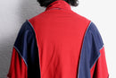 "Re:make" sweat docking loose size half zip pull over