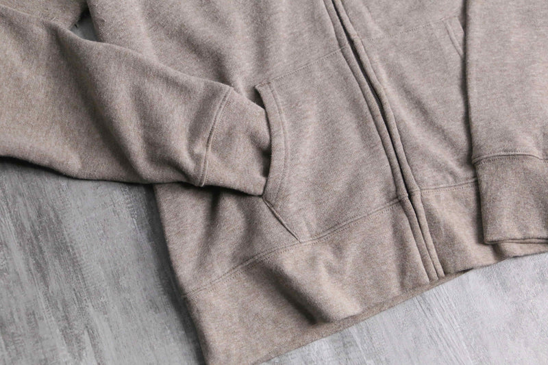 “GAP” melange brawn zip parka