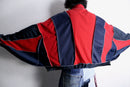 "Re:make" sweat docking loose size half zip pull over