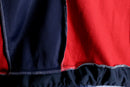 "Re:make" sweat docking loose size half zip pull over
