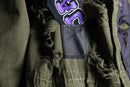 "Re:make" bolo design skull military coat
