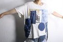 "Re:make" denim docking design tee
