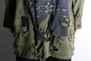 "Re:make" bolo design skull military coat
