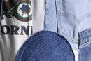 "Re:make" denim docking design tee